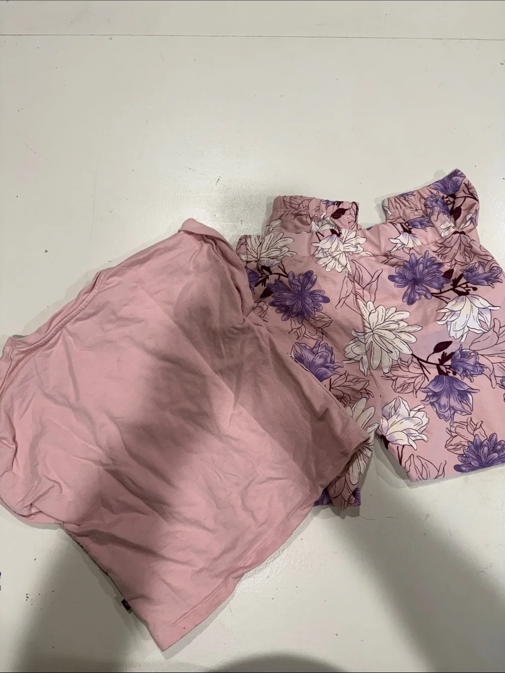 Limited Too Pink and Purple Floral Kids Matching Set